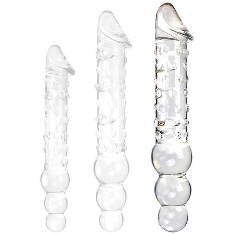 ClearlyHorny Gode en Verre Threeball L 29 x 5cm